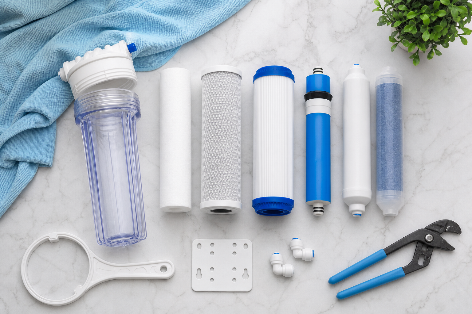 RO filter replacement parts